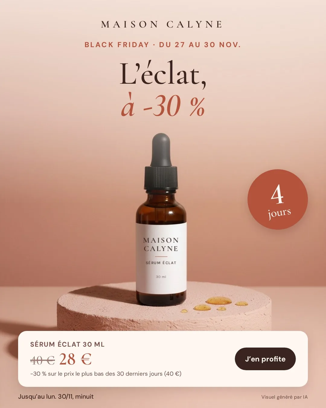 La même pub au format 4:5