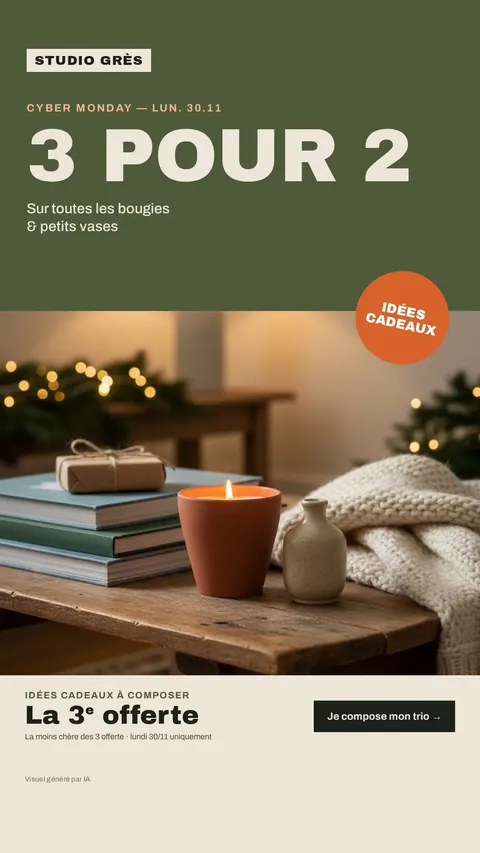 3 pour 2, ambiance cadeaux, format 9:16